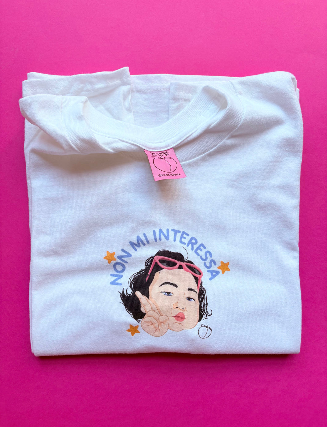 T-SHIRT NON MI INTERESSA ✌️
